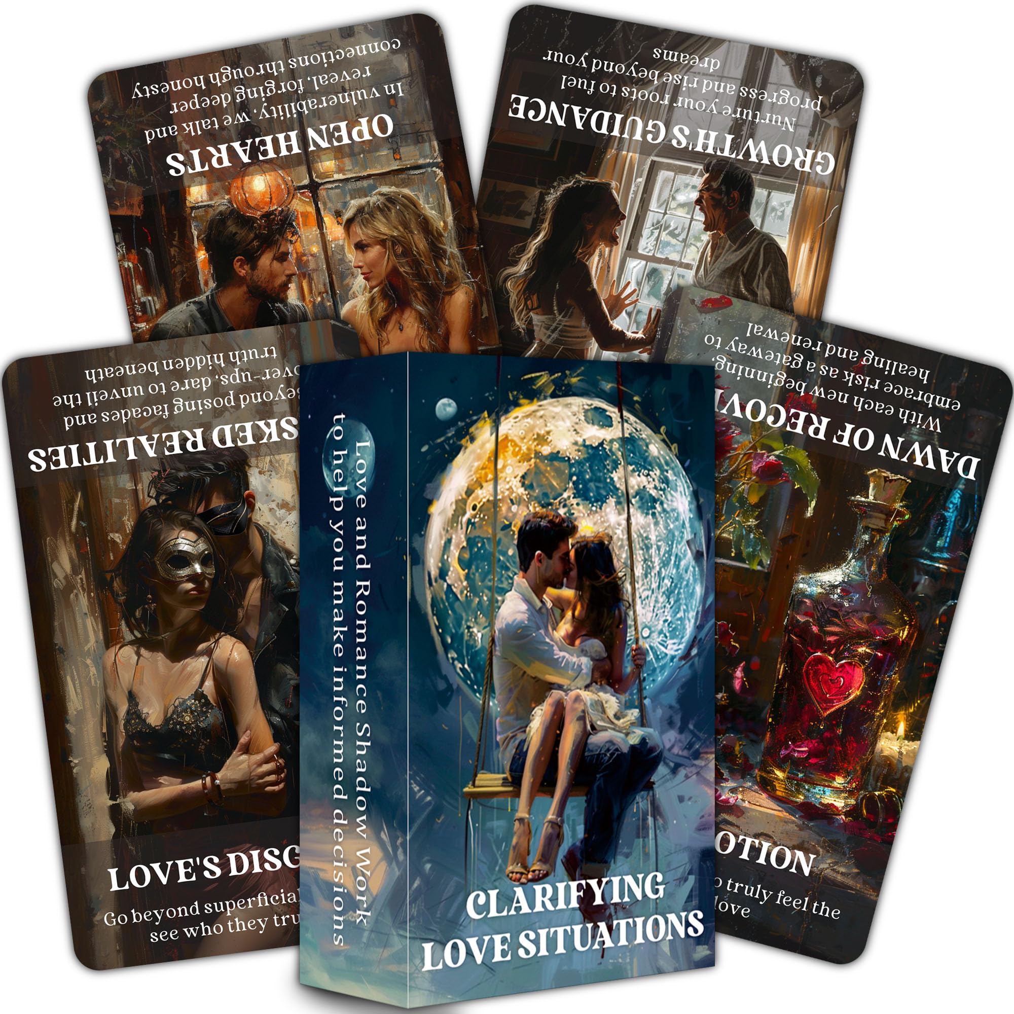 Amazon.com: DPEHAKMK Clarifying Love Situations Oracle Cards
